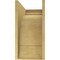 Ekena Millwork 11"W x 22"D x 22"H Classic Olympic Rough Cedar Woodgrain TimberThane Corbel, Primed Tan CORUR11X22X22OLYRCPR - alternate 2